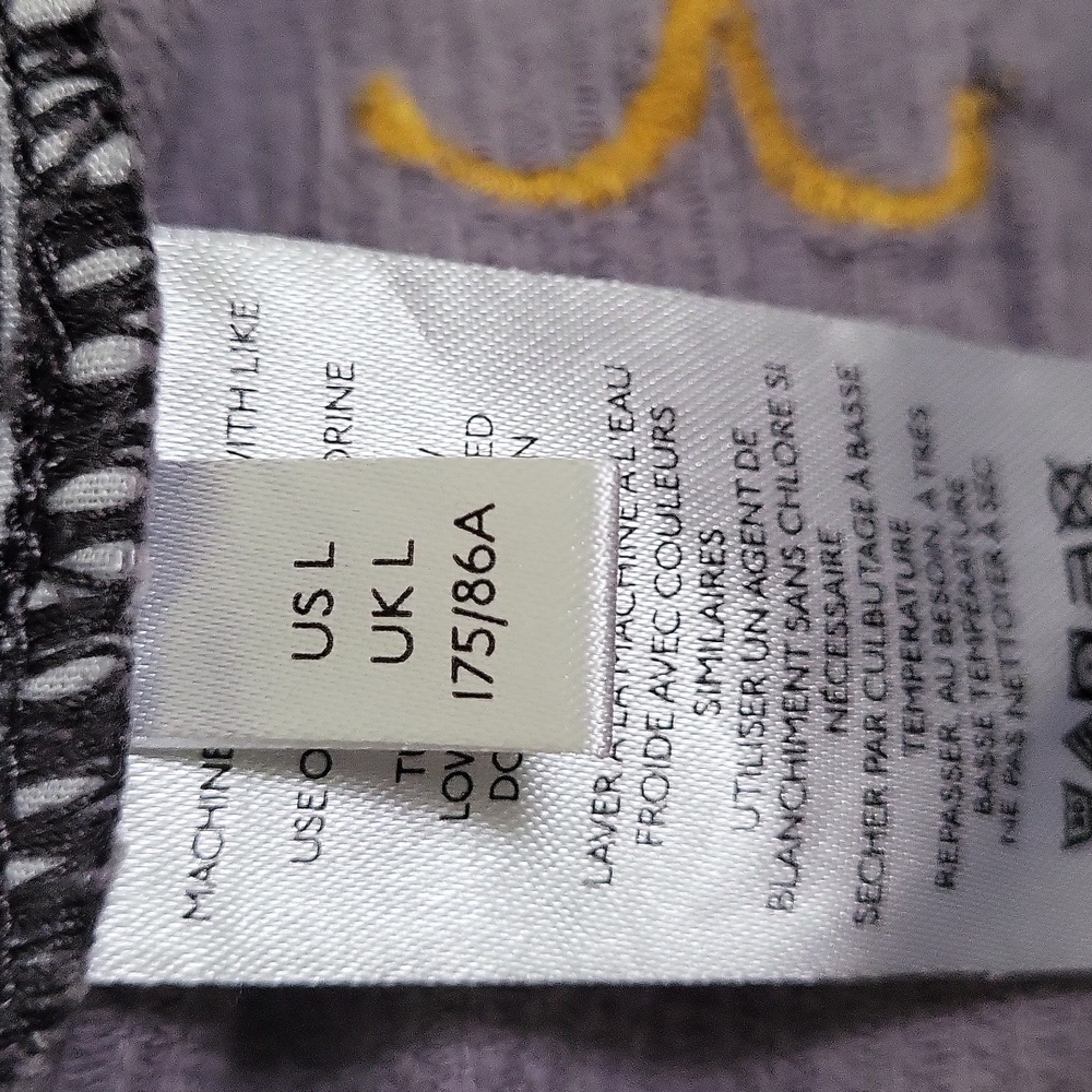 Urban Outfitters Zodiac Corduroy Pants Lavender Gold Astrology Unisex Size L - Picture 8 of 13